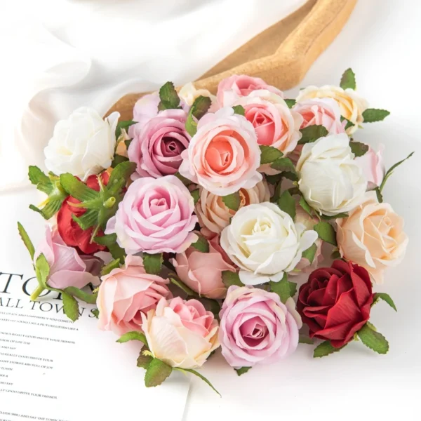 100pcs Silk Roses – Birthday Party & Home Decoration - Image 2
