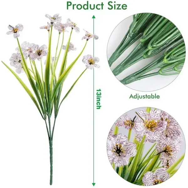 Summer Artificial Flowers – UV Resistant Outdoor Decor - Image 12