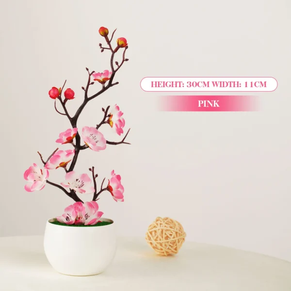 30cm Artificial Cherry Blossom Tree – Winter Flowers - Image 5
