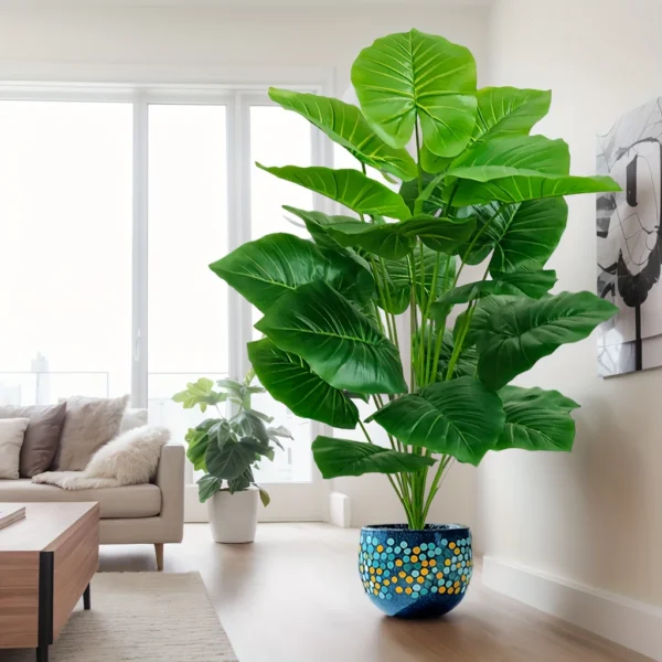 100cm Artificial Palm Tree with 18 Leaves – Faux Floor Plant - Image 8