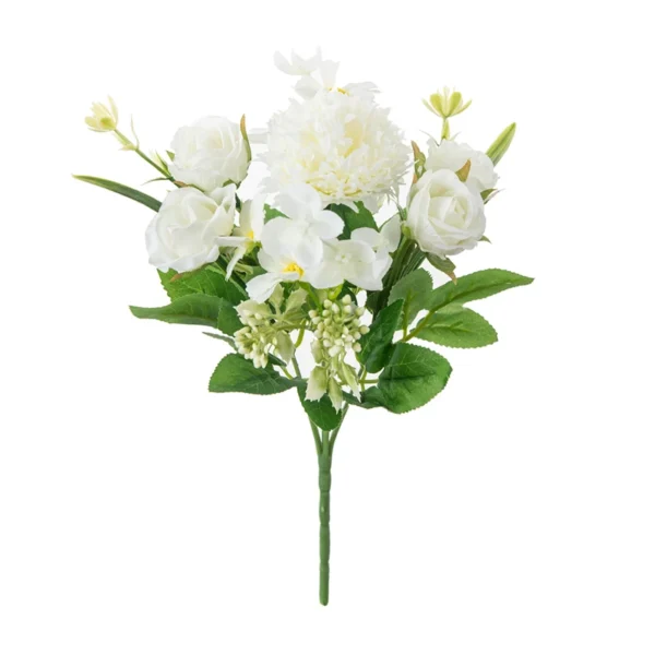 Silk Rose Bouquet – Elegant Artificial Flowers for Congratulations - Image 7
