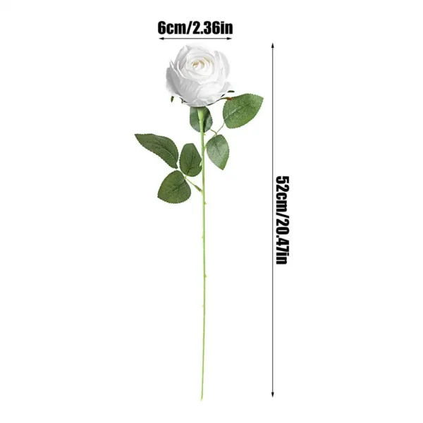 Artificial Rose Branch – Elegant Congrats Decoration - Image 7