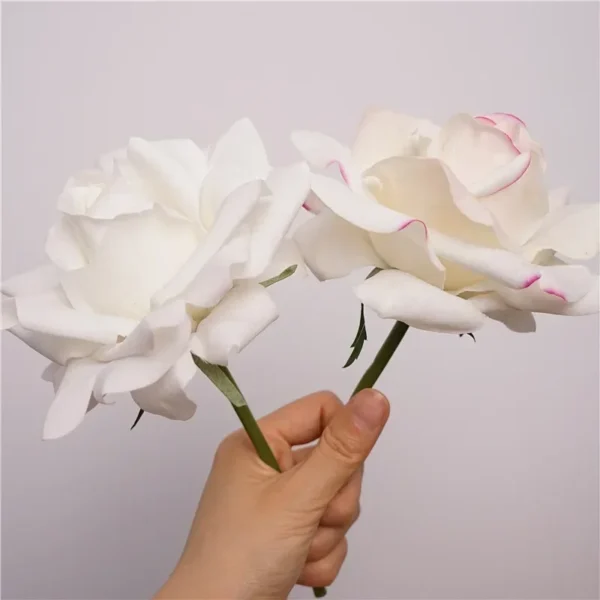 10Pc Real Touch Roses – Birthday Bouquet & Decor - Image 2