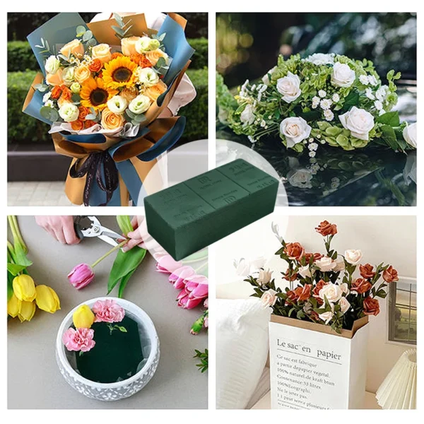 Green Floral Foam Brick for Wedding & Party Arrangements - Image 6