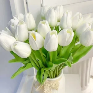 Spring Tulip Bouquet – 5/10pcs Artificial Flowers