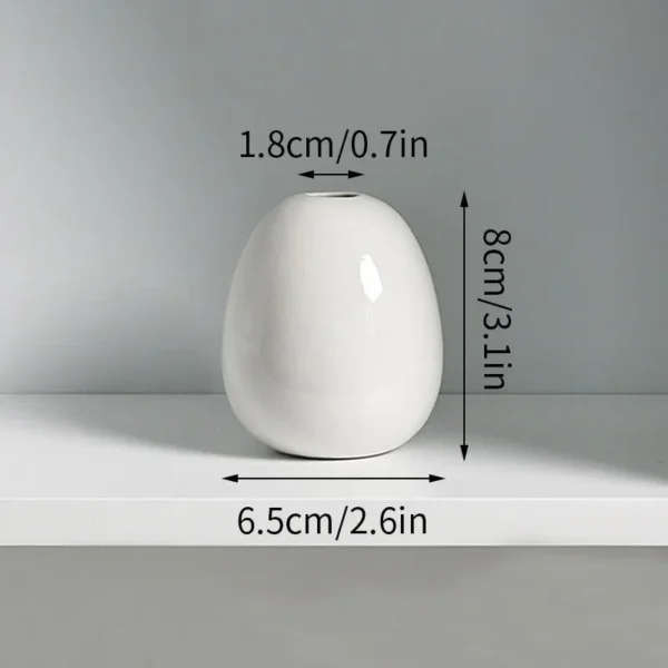 Mini Ceramic Glaze Vase – Multi-Coloured Bud Pot - Image 16