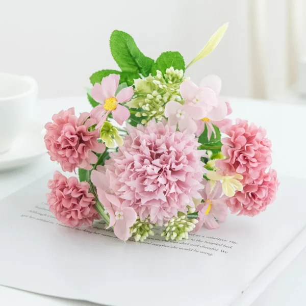 Silk Rose Bouquet – Wedding, Birthday & Home Decoration - Image 4