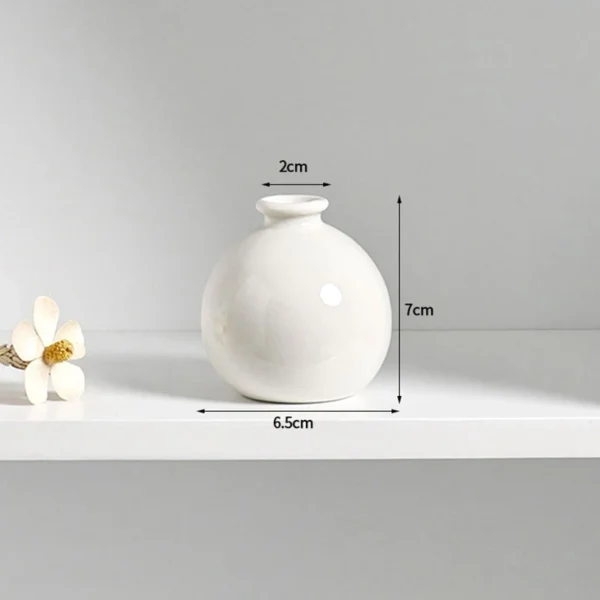 Mini Ceramic Glaze Vase – Multi-Coloured Bud Pot - Image 21