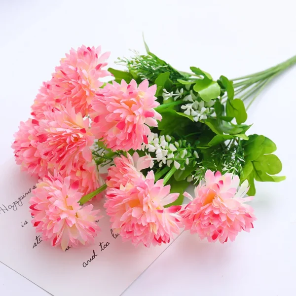 Artificial Hydrangea & Camellia Bouquet – Wedding & Home Décor - Image 7