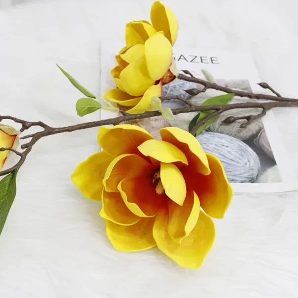Magnolia Indoor Flower Branch – Winter Home Decoration - Image 17