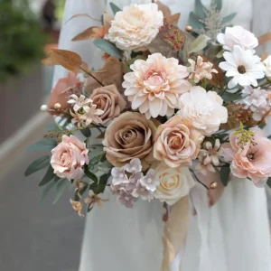 Nude Rose Artificial Flower Box Set – Wedding & Décor