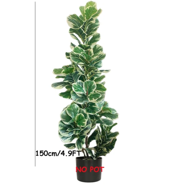 Large Artificial Ficus Tree 35–150cm Faux Floor Plant - Image 3