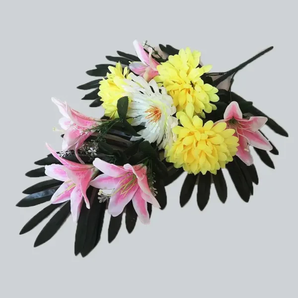 Artificial Lilies Bouquet – Sympathy & Funeral Flowers - Image 8