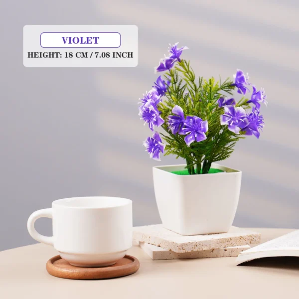 Uflower Artificial Bonsai Flowers – Anniversary Decor - Image 7