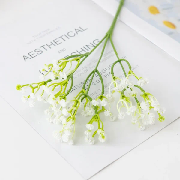 Spring Gypsophila Artificial Bouquet for Home & Weddings - Image 7