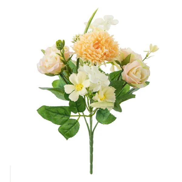 Silk Rose Bouquet – Elegant Artificial Flowers for Congratulations - Image 9