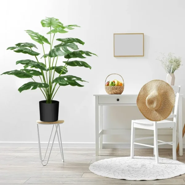 Faux Monstera Palm Leaves – 21pcs Tropical Outdoor Decor - Image 2