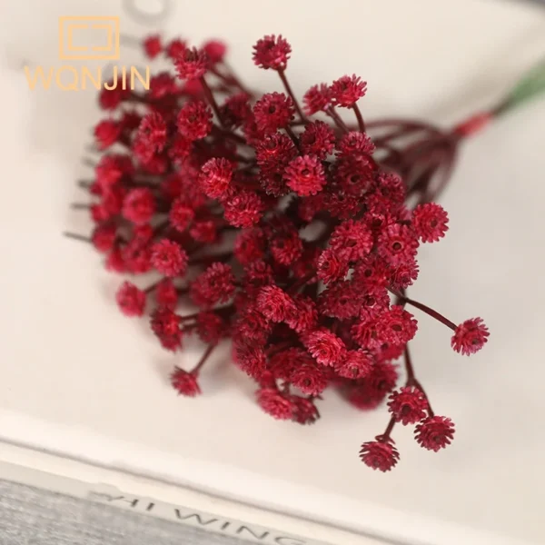 Winter Baby’s Breath Bouquets – 3PCS Retro Artificial Flowers - Image 9
