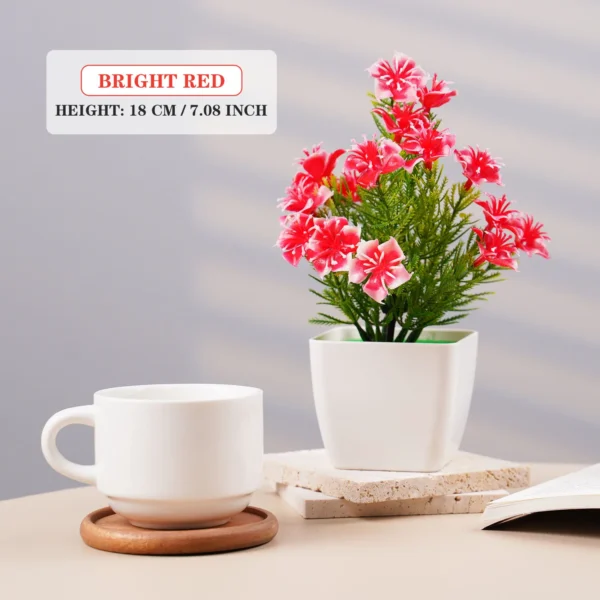 Uflower Artificial Bonsai Flowers – Anniversary Decor - Image 11