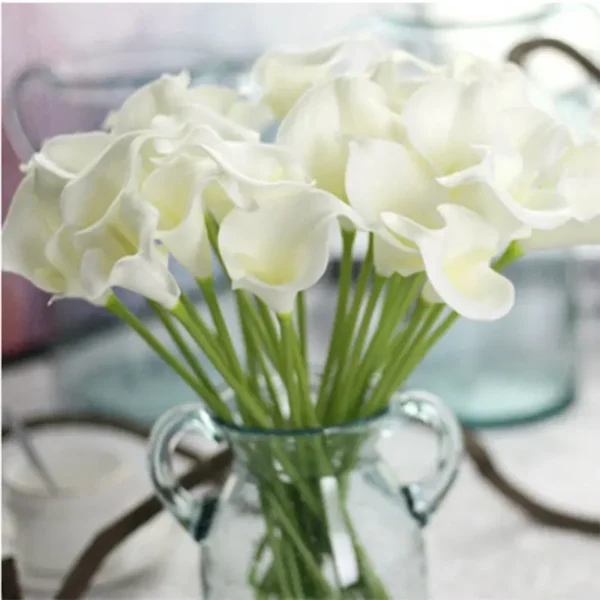 Spring Calla Lily Artificial Bouquet – 5Pcs - Image 29