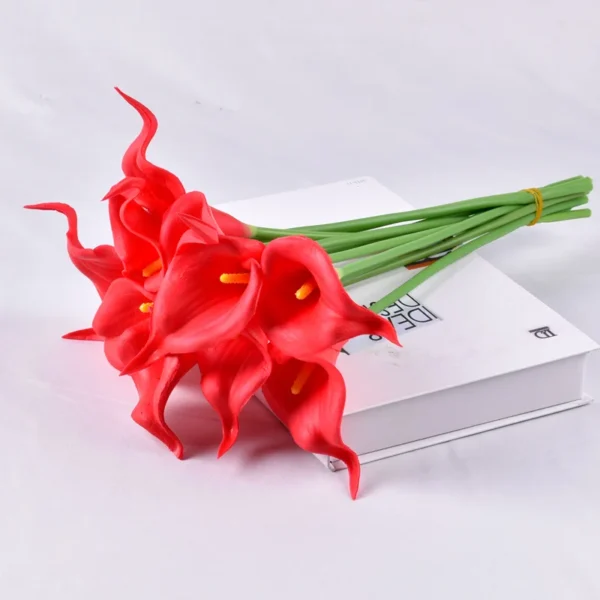 Real Touch Calla Lily Artificial Bouquet – 20pcs - Image 11