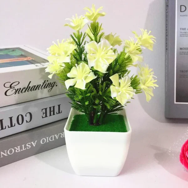 Uflower Artificial Bonsai Flowers – Anniversary Decor - Image 3