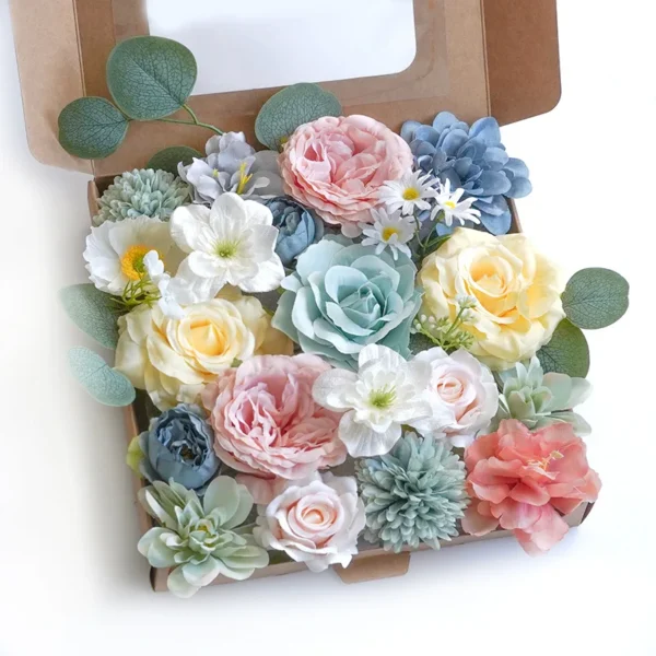 YeeNanee Autumn Terracotta Artificial Flowers Set - Image 13