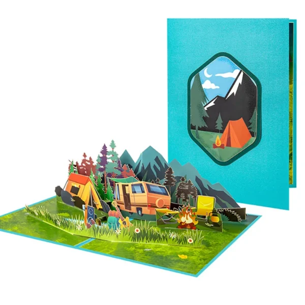 3D Pop-Up Birthday Greeting Card with Cake & Piano Design - Image 18