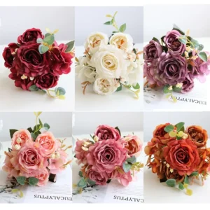 Artificial Peony Hydrangea Rose Bouquet – Congratulations