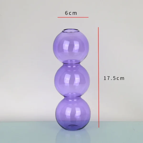 Modern Glass Vase – Nordic Home Decor Flower Pot - Image 12