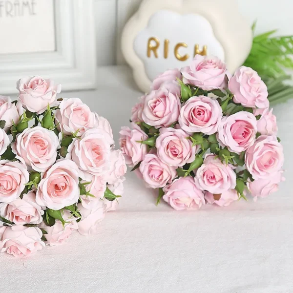Congratulations Artificial Rose Bouquet – 18 Flowers - Image 5
