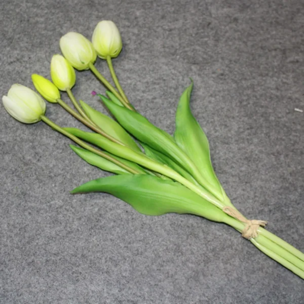 Luxury Real Touch Tulip Bouquet – Decorative Faux Flowers - Image 11
