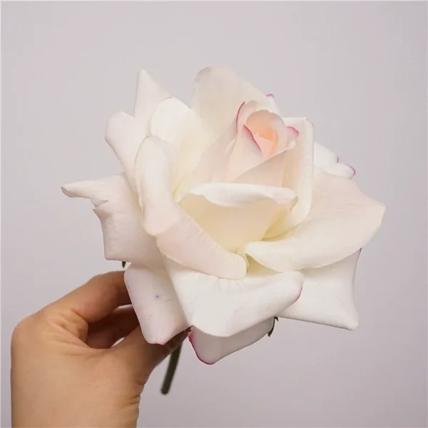 10Pc Real Touch Roses – Birthday Bouquet & Decor - Image 12