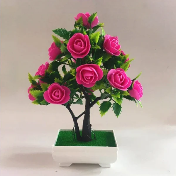 Artificial Potted Flower Bonsai for Home & Party Decor - Image 8