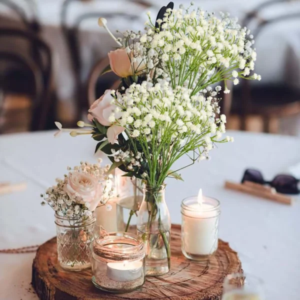 Spring Gypsophila Artificial Bouquet for Home & Weddings - Image 3