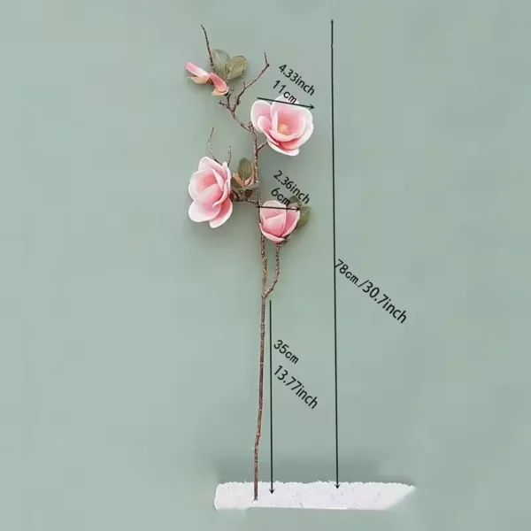 Luxury 78cm Magnolia Silk Orchid Branches – Home & Wedding - Image 6