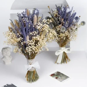 Lavender & Rose Dried Flower Bouquet – Romantic Gift