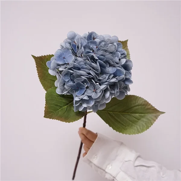 Luxury Real Touch Hydrangea – 4Pcs Anniversary Decor - Image 6