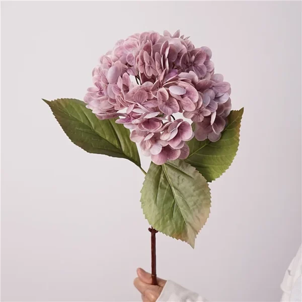 Luxury Real Touch Hydrangea – 4Pcs Anniversary Decor - Image 2