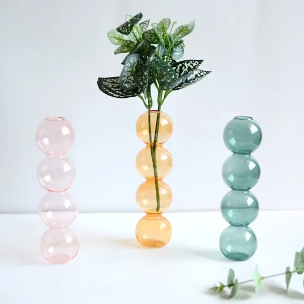 Modern Glass Vase – Nordic Home Decor Flower Pot - Image 5