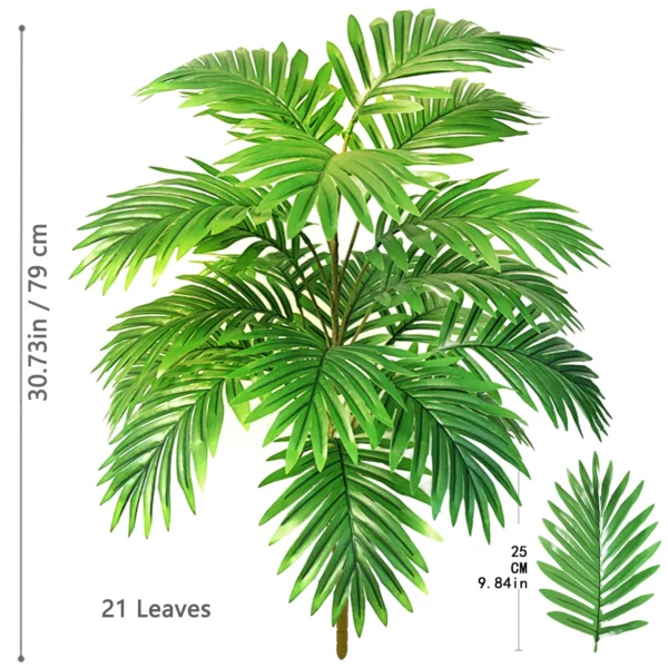 66-125cm Artificial Palm Tree for Home & Garden Decor - Image 10