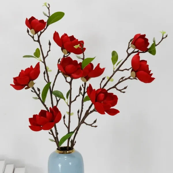 Magnolia Indoor Flower Branch – Winter Home Decoration - Image 12
