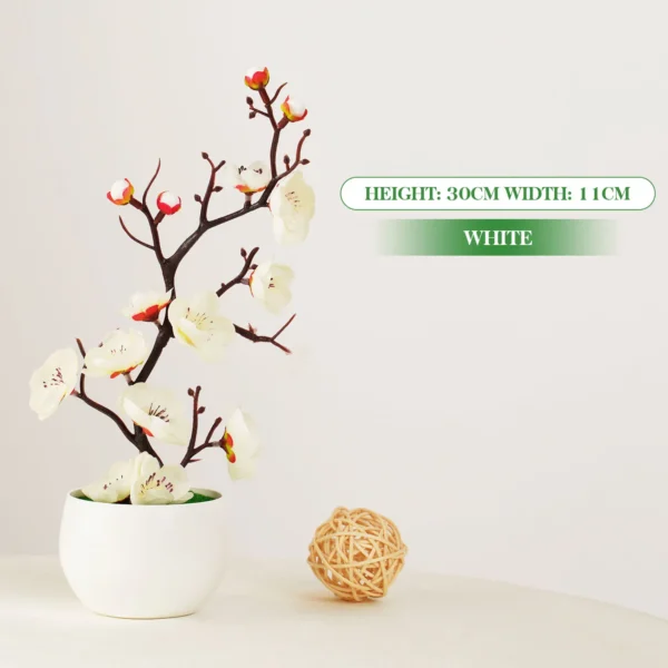 30cm Artificial Cherry Blossom Tree – Winter Flowers - Image 3