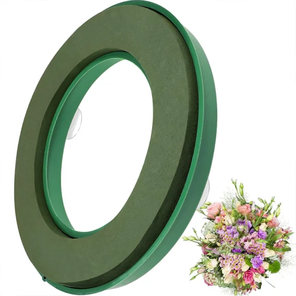 Wet Floral Foam Wreath for Wedding & Celebration Crafts - Image 7