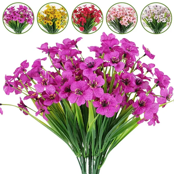 Summer Artificial Flowers – UV Resistant Outdoor Decor - Image 14