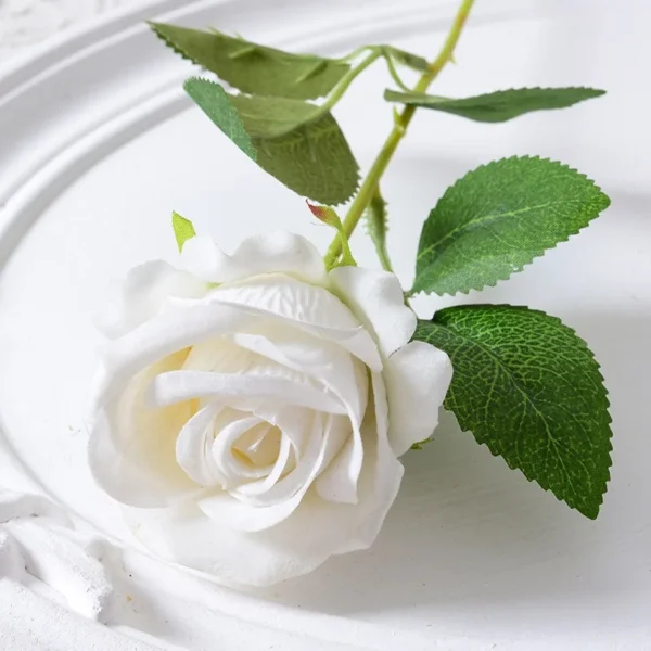 50pcs Velvet Artificial Rose Bouquet – Realistic Decor - Image 9