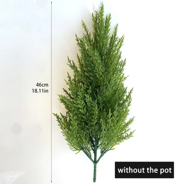 Realistic Small Artificial Pine Tree for Xmas Decor - Image 3