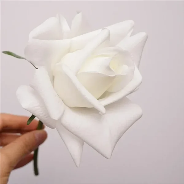 10Pc Real Touch Roses – Birthday Bouquet & Decor - Image 8