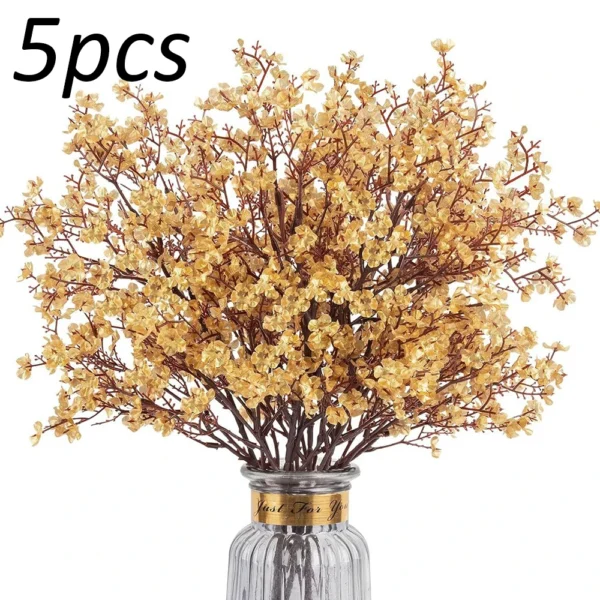 5Pcs Baby’s Breath Winter Artificial Flowers Bouquet - Image 8