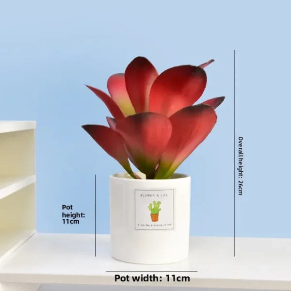 Artificial Succulent Plant Pot – Home & Office Decoration - Image 7